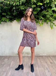 Imagen de VESTIDO/REMERÓN RAFAELA ANIMAL PRINT