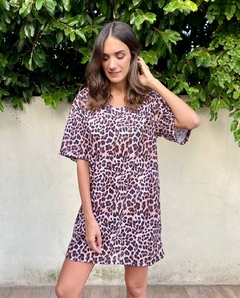 VESTIDO/REMERÓN RAFAELA ANIMAL PRINT - comprar online
