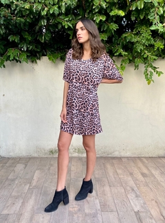 VESTIDO/REMERÓN RAFAELA ANIMAL PRINT - HUBERTA