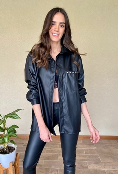 CAMISA/CHAQUETA DE ECOCUERO ALLEGRA - comprar online