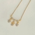 Colar Canga Pingente 3 Filhos no Banho de Ouro 18k