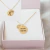 Colar Personalizado + Gravação Medalha Dupla Grande e Pequena Banho de Ouro 18k na internet
