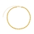 Choker Cordão Baiano 5 mm de 30 cm +Extensor em Banho Ouro 18K