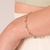 Pulseira Elo Oval Grande em Banho de Prata