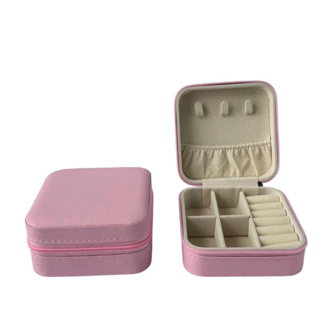 Porta Joias Personalizado Cor Rosa Chiclete