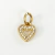 Pingente Charme Coração no Banho de Ouro 18k