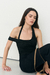 Musculosa Doble Negra - comprar online