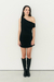 Vestido Tablado Negro