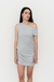 Vestido Tablado Plata - comprar online