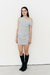 Vestido Tablado Plata - tienda online