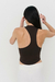 Musculosa Curva chocolate - comprar online