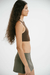 Top Diagonal Chocolate - tienda online