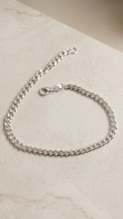 Pulsera Fígaro 22cm - Plata Laminada - comprar online