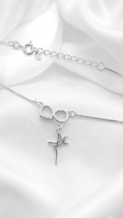 Collar Fe de Amor Infinita - largo 45+5cm - Plata Laminada