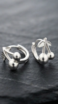 Aros Huggies de plata 13mm modelo 201 - comprar online