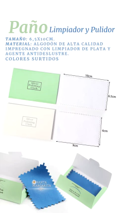 Paño Limpiador y Pulidor 6.5 x 10 cm - comprar online