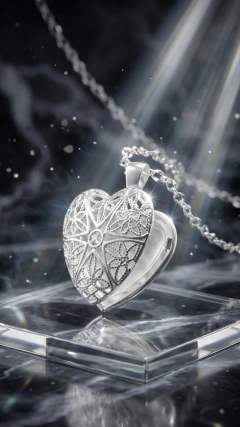 Dije Relicario Corazón Calado -20mm - comprar online