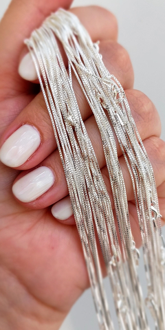 Cadena Plata925 Italiana Veneciana 40cm - comprar online