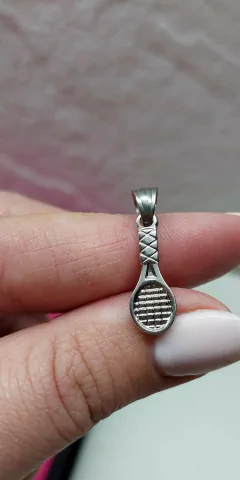 Dije raqueta de tenis 2cm AQ - comprar online