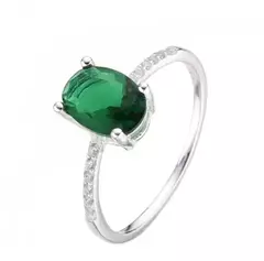 Anillo Plata925 importada - Promise Verde - comprar online