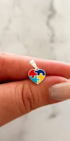 Dije de plata Geometría del Amor 11mm - comprar online