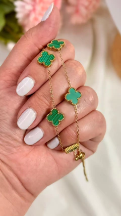 Collar AD Tréboles verdes - comprar online