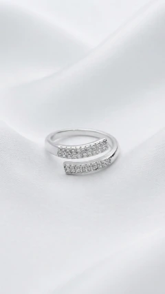 Anillo AB Zig Cubics - Modelo 61