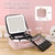 Maletin maquillaje con espejo luz led desmontable. - comprar online
