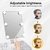 Organizador de Maquillaje acrilico con espejo Hollywood - comprar online
