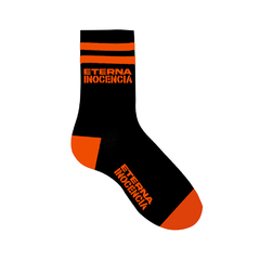 Media Eterna Inocencia (Negro con Naranja)