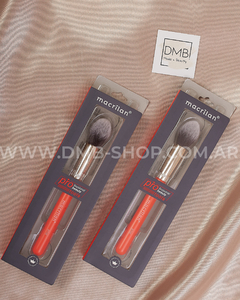 Brocha de polvo de precisión BT06 línea profesional Beauty Tools Macrilan - DMB