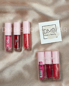 Lip Kit x 3: labial, gloss y lip oil, Boca Linda de Febella - tienda online