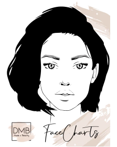 Combo AGENDA + FACE CHARTS Imprimibles DMB para maquilladores en internet