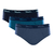 kit cueca slip algodão 