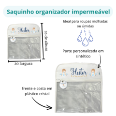 kit 4 saquinhos impermeáveis organizadores (menino) - comprar online