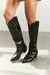 BOTA BASIL CROCO NEGRO