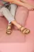 SANDALIA MIEL OLIVA - comprar online