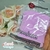 Meia de Seda Rosa Algodão Doce Premium 1 Par / Tam G - Art Com Meia