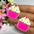 Aplique Cupcake Emborrachado C/ 2 Unidade