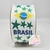 Fita Gorgurão Estampado Brasil 07 40mm / 10 Metro - Alpet - comprar online