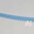 Fita Gorgurão Jeans Azul Claro Pespontada Branco 10mm / 10 Metro - Sinimbu na internet