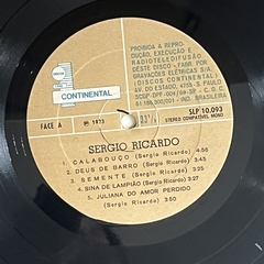 SERGIO RICARDO - 1973 - loja online