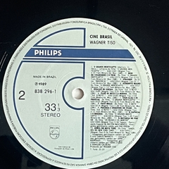 WAGNER TISO - CINE BRASIL - 1989 - BANANEIRA DISCOS - DISCO DE VINIL E CDS- FRETE GRÁTIS PARA TODO O BRASIL 