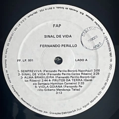 FERNANDO PERILL0 - SINAL DE VIDA -1982 - comprar online