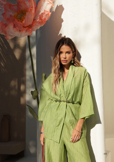 KIMONO COM CINTO LYOCEL CECILIE