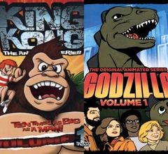 Godzilla e King Kong - séries animadas (2X1)