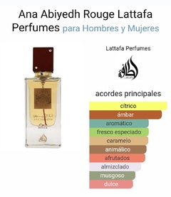 Ana Abiyedh Rouge Lataffa 60ml en internet