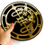 Sigilo ASMODEUS | 20 cm | Dourado - comprar online