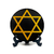 HEXAGRAMA | Branco - Preto - Dourado - A Papisa Loja Esotérica Online | Frete Grátis acima de R$ 200,00 para todo o Brasil