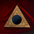 Triângulo SATANÁS | 40 cm | Dourado - A Papisa Loja Esotérica Online | Frete Grátis acima de R$ 200,00 para todo o Brasil